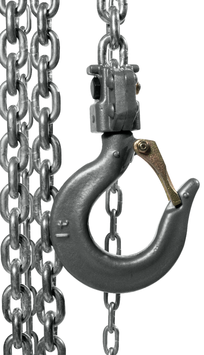 Jet AL100 Series Aluminum Hand Chain Hoist, 1-1/2 Ton x 15 Foot Lift AL100-150-15 133122