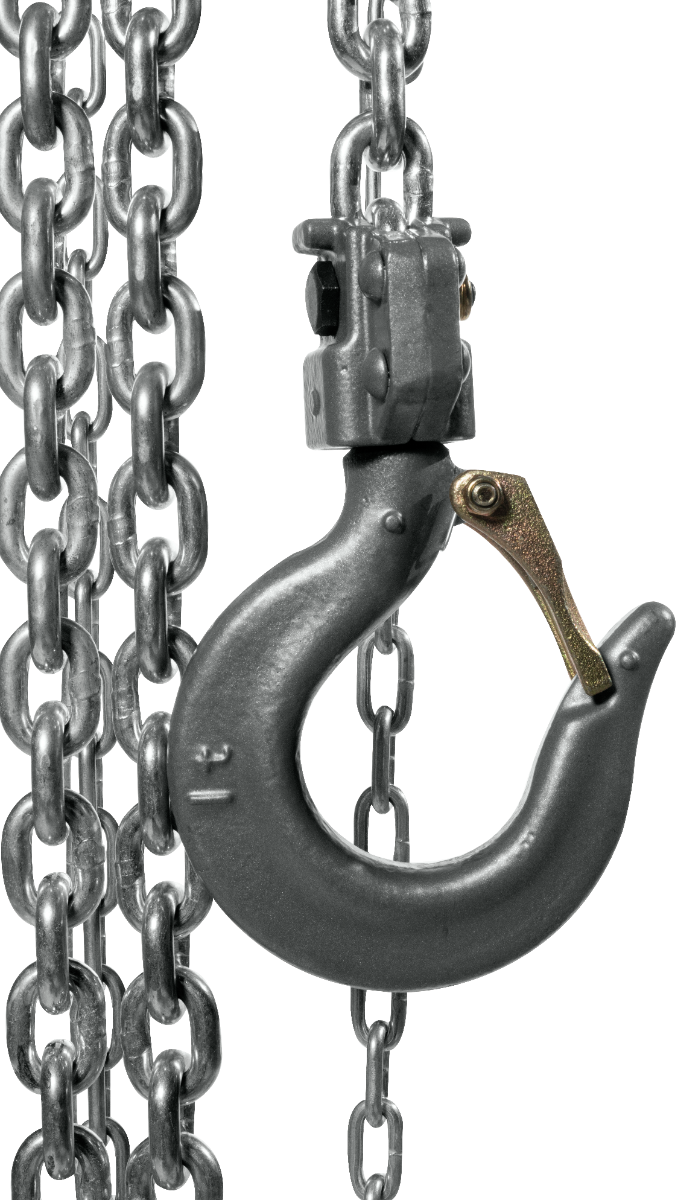 Jet AL100 Series Aluminum Hand Chain Hoist, 1 Ton x 30 Foot Lift AL100-100-30 133130