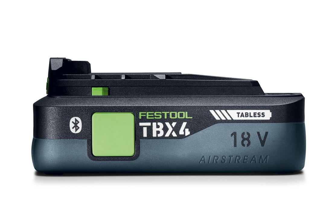 Festool 18V TBX 4 Tabless Battery 4.0Ah with Bluetooth 578745