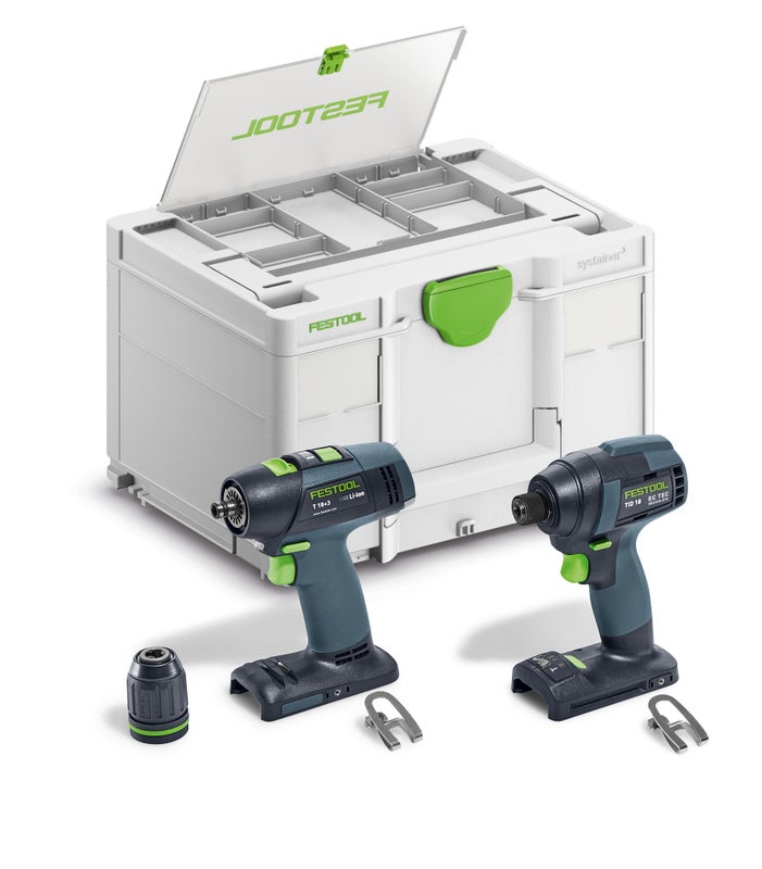 Festool TID 18 Cordless Impact Driver and T18 Drill Combo Set 18V 578829