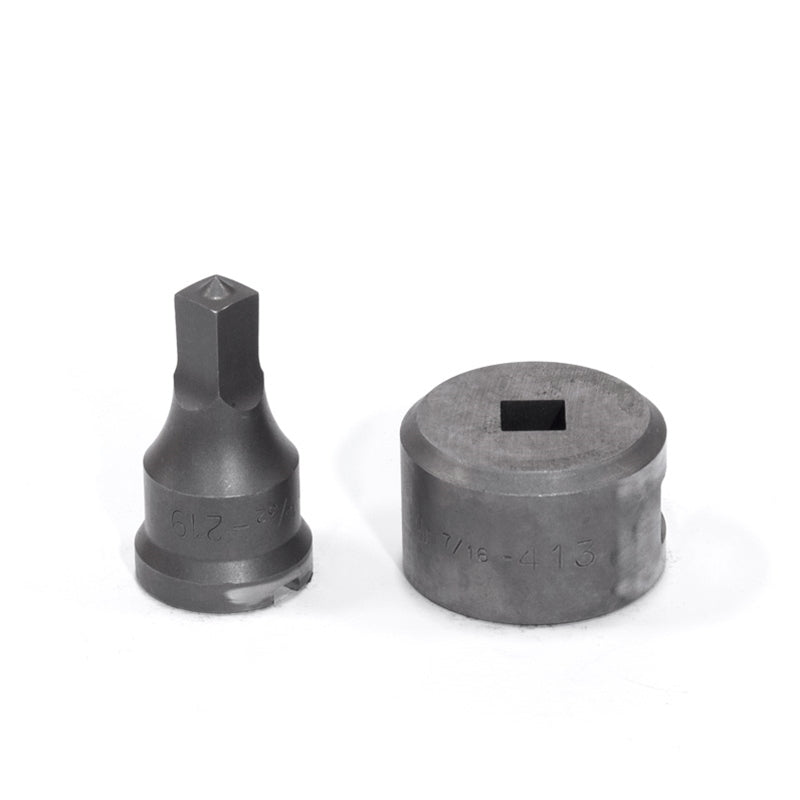 Edwards Ironworkers 13/32 in. Square Punch & Die Set with Key-Way PDSQ13/32