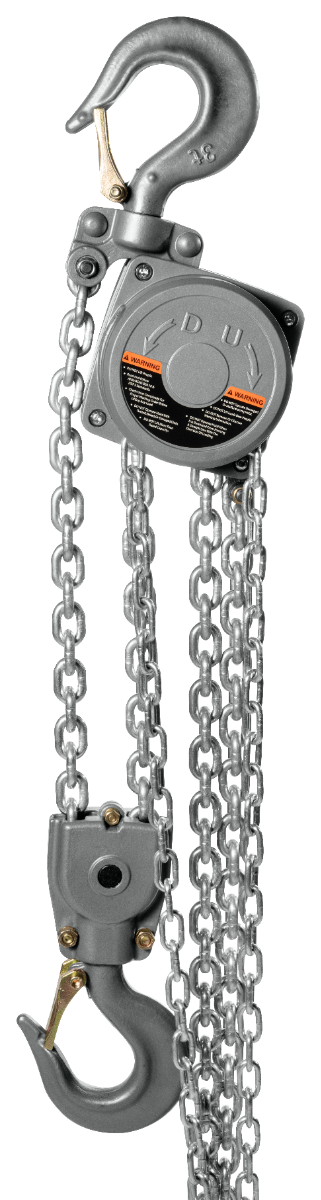 Jet AL100 Series Aluminum Hand Chain Hoist, 3 Ton x 20 Foot Lift AL100-300-20 133320