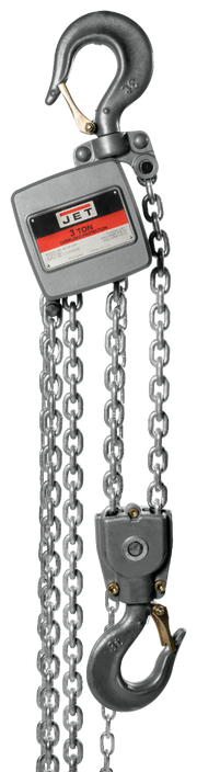Jet AL100 Series Aluminum Hand Chain Hoist, 3 Ton x 20 Foot Lift AL100-300-20 133320