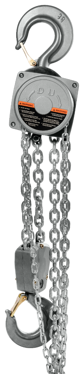 Jet AL100 Series Aluminum Hand Chain Hoist, 5 Ton x 30 Foot Lift AL100-500-30 133530