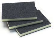 Mirka 3-3/4 x 4-3/4 x 1/2 in. 180G Double Sided Abrasive Sponge, Qty 10 1351-180