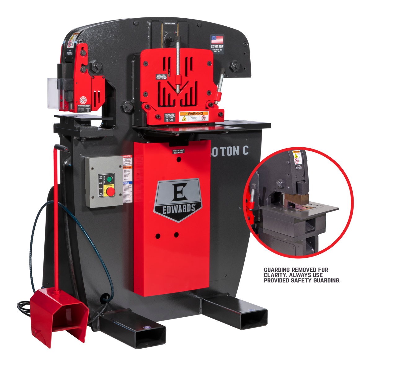 Jet TS500-080 5 Ton Electric Hoist 30 ft. Lift 3PH 140135