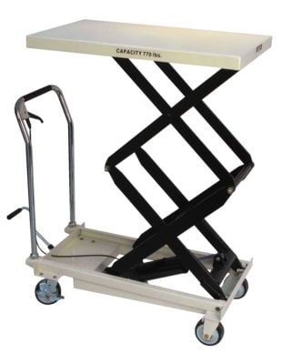 Jet DSLT-770, Double Scissor Lift Table, 770-lb. Capacity 140778