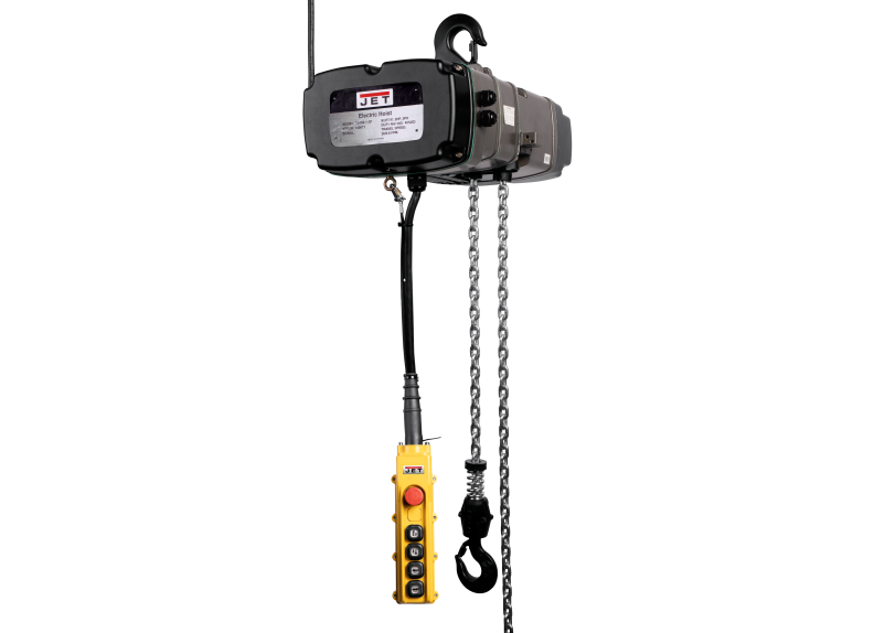 Jet TS300-015 3 Ton Electric Hoist 460V with Trolley & 4 Button Pendant 144011K