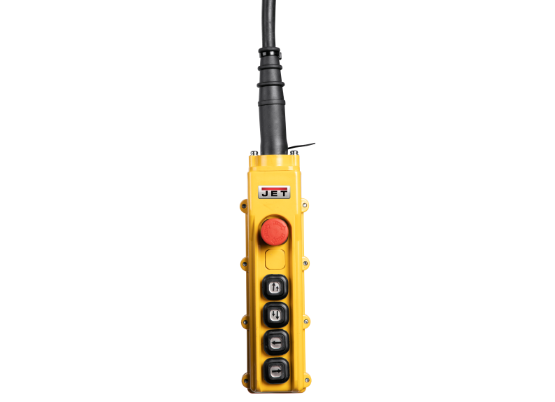 Jet TS200-015 2 Ton Electric Hoist 460V with Trolley & 4 Button Pendant 144008K