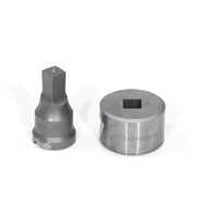 Edwards Ironworkers 15/32 in. Square Punch & Die Set with Key-Way PDSQ15/32