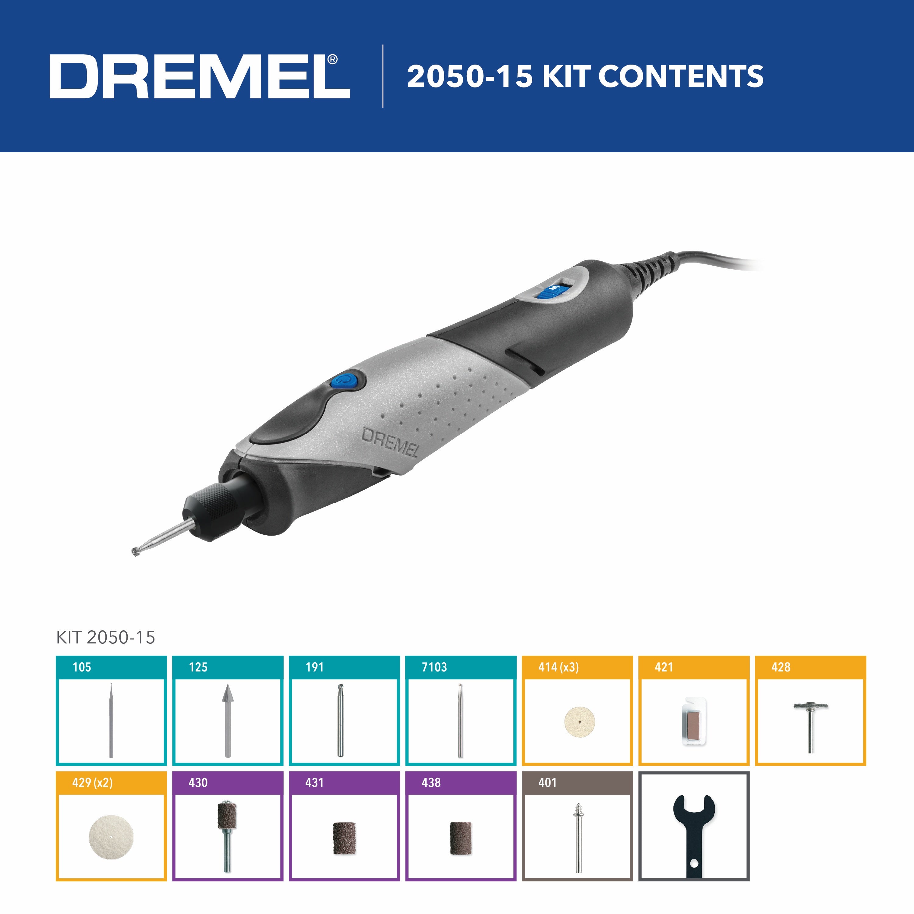 Dremel Stylo+ Versatile Craft Tool w/ 15 Accessories 2050-15