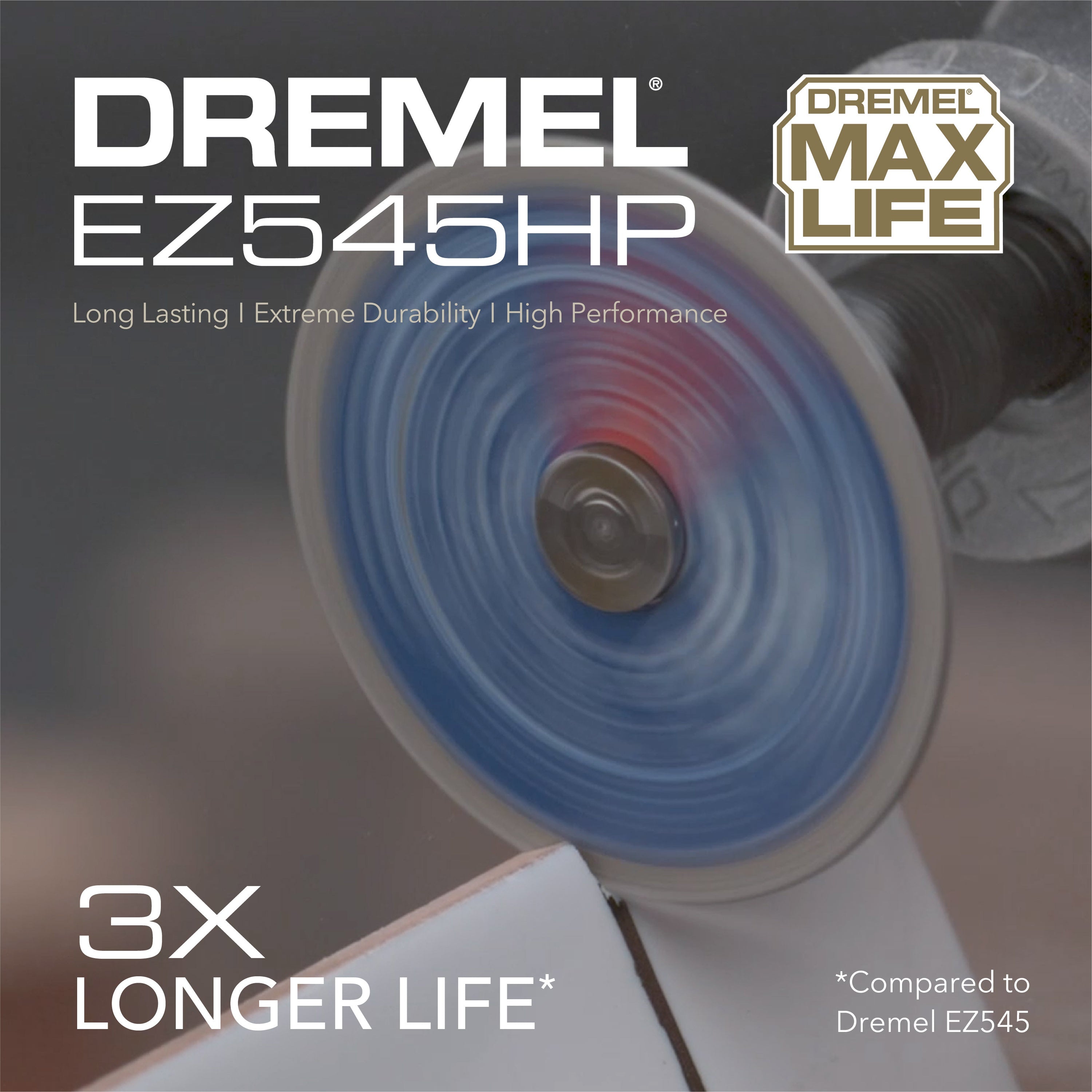 Dremel 1-1/2 in. High Performance EZ Lock Max Life Diamond Wheel EZ545HP