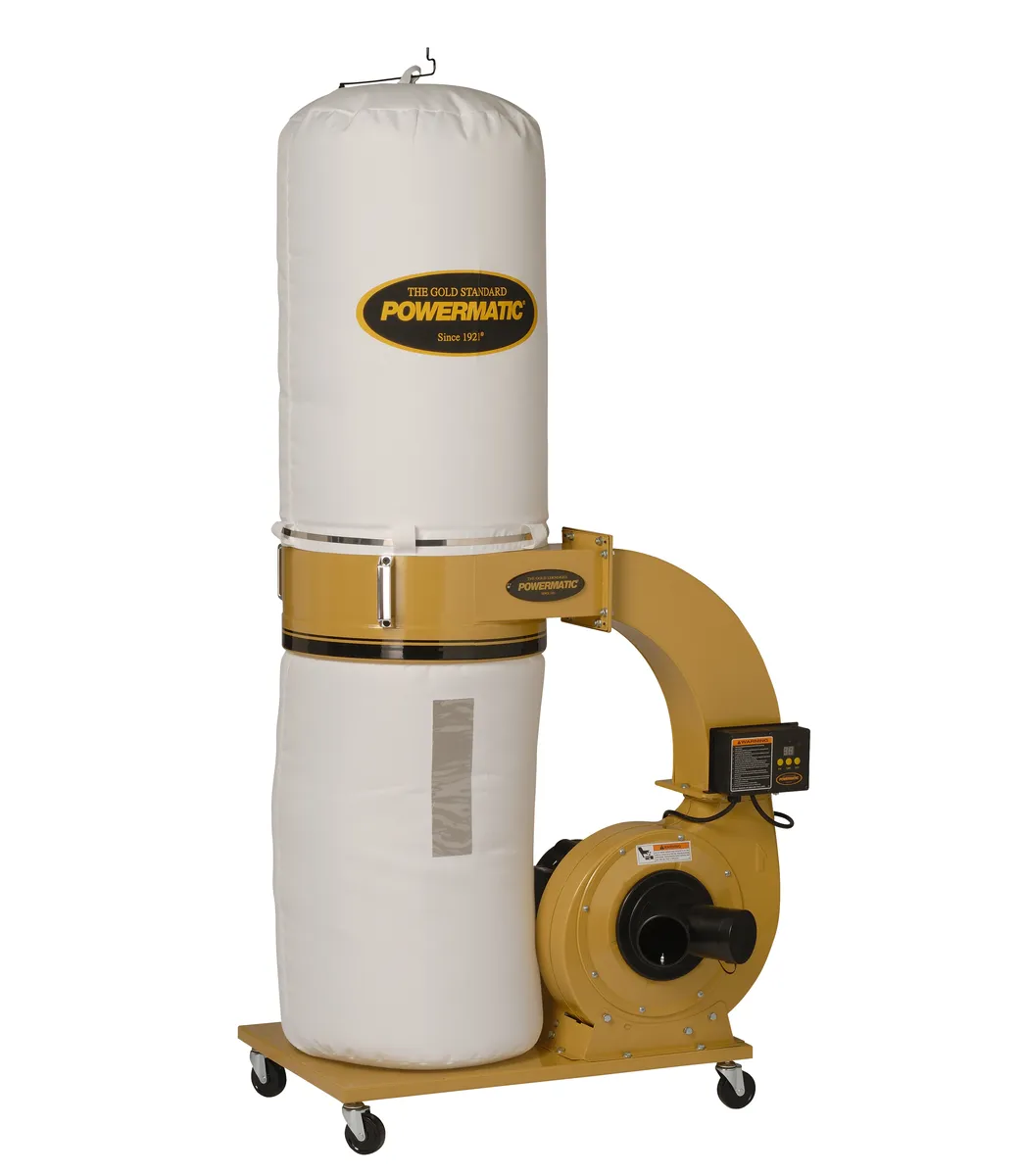Powermatic 1791078K Powermatic PM1300TX-BK Dust Collector, 1.75HP 1PH 115/230V, 30-Micron Bag Filter Kit 1791078K