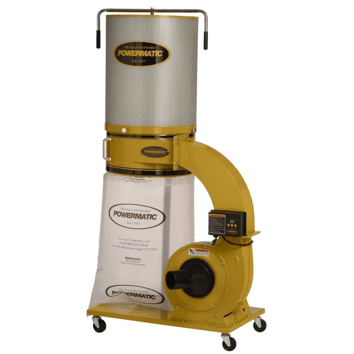 Powermatic 1791079K Powermatic PM1300TX-CK Dust Collector, 1.75HP 1PH 115/230V, 2-Micron Canister Kit 1791079K