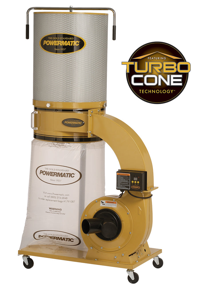 1791079K Powermatic PM1300TX-CK Dust Collector, 1.75HP 1PH 115/230V, 2-Micron Canister Kit