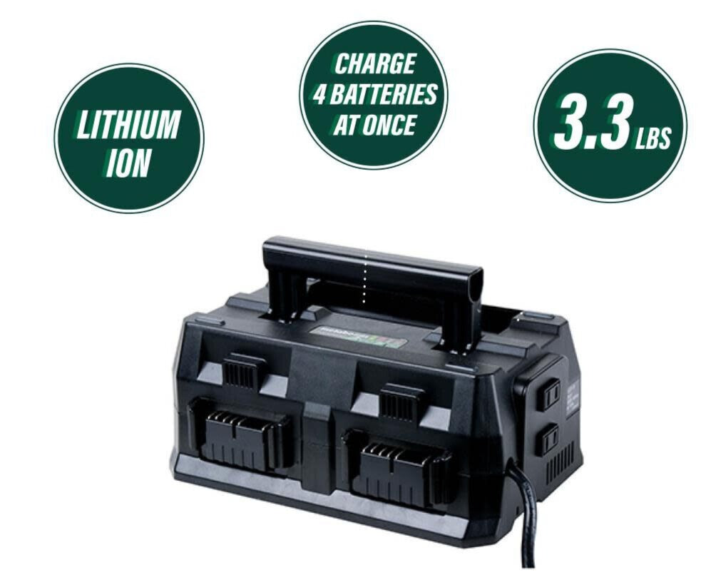 Metabo 18V/36V 4-Port Li-Ion Battery Charger UC18YTSLQ2YM
