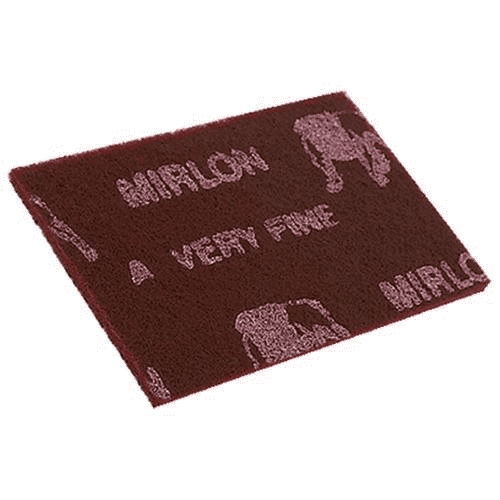 Mirka Mirlon 6 x 9 in. 360G Very Fine Scuff Pad (Maroon), Qty 20 18-111-447