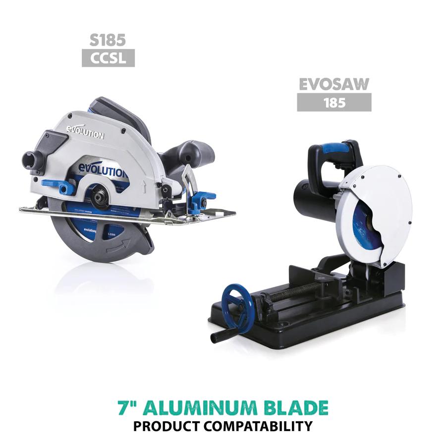 Evolution 7" Aluminum and Non-Ferrous Metal TCT Blade 180BLADEAL