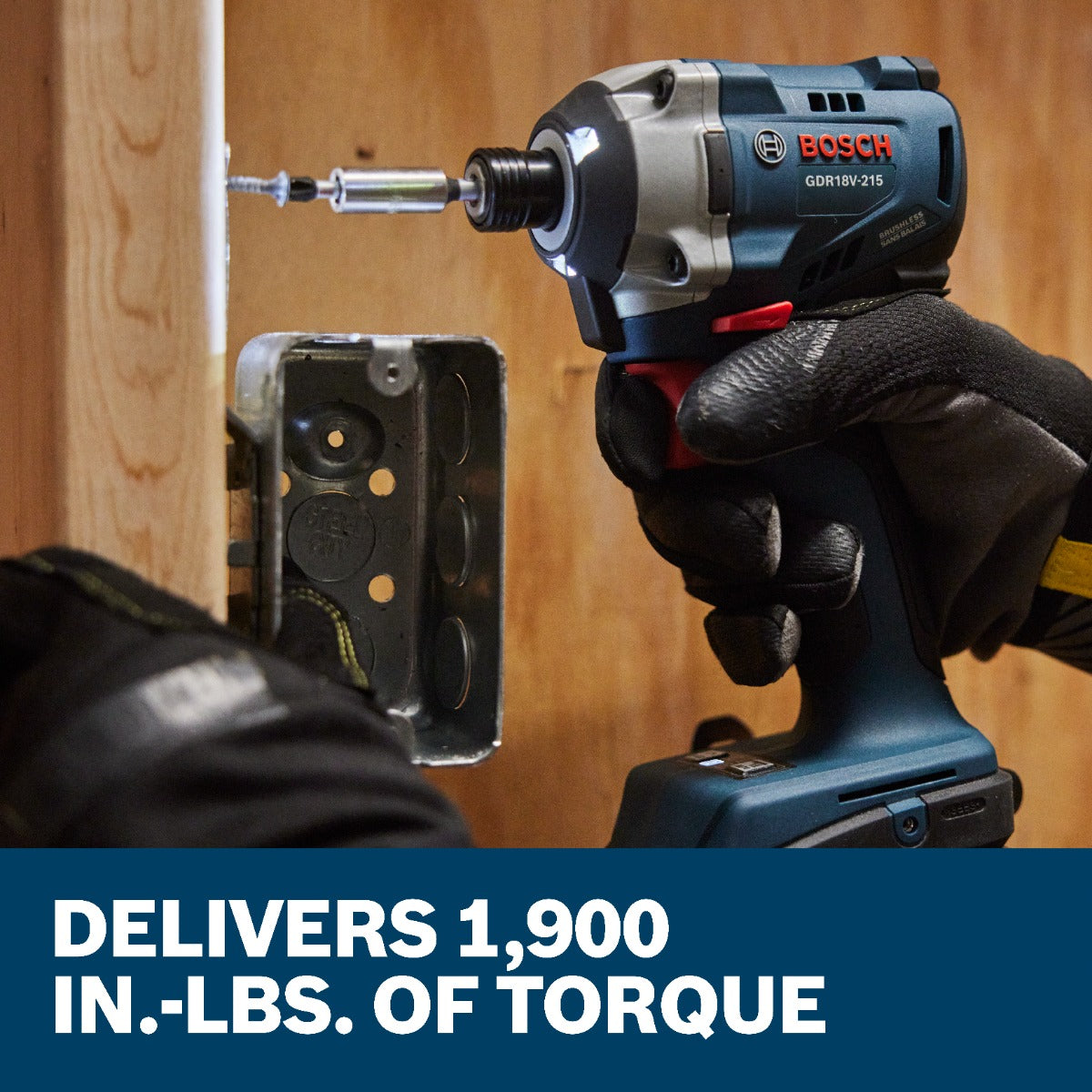 Bosch 18V Brushless 1/4" Hex Impact Driver (Bare Tool) GDR18V-215N