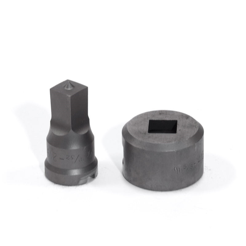 Edwards Ironworkers 19/32 in. Square Punch & Die Set with Key-Way PDSQ19/32