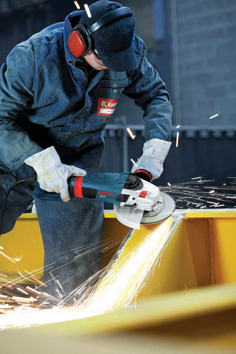 Bosch 9" Lg. Angle Grinder w/ No Lock-on Trigger Switch,15A 1994-6D