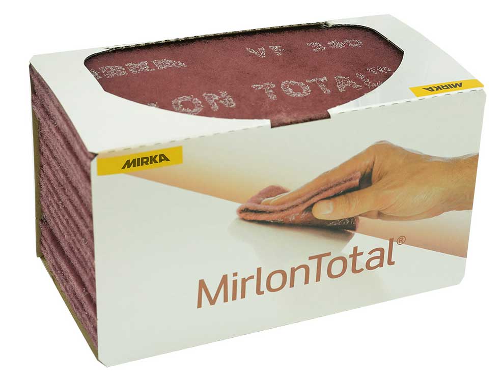 Mirka Mirlon Total 4-1/2 x 9 in. 360G Very Fine Scuff Pad (Maroon), Qty 25 18-118-447