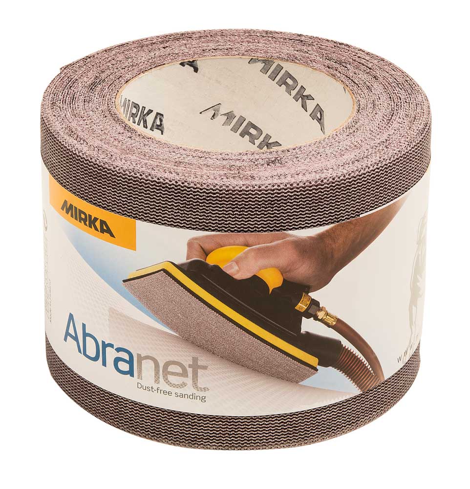 Mirka Abranet 2-3/4 in. x 10 yd. 120G Grip Mesh Roll 9A-570-120