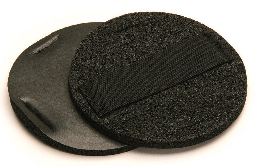 Mirka 5 in. Vinyl Faced Hand Pad With Strap 1/4 in. thick, Qty 2 105HP