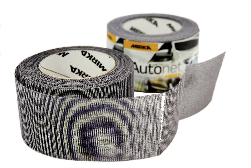 Mirka Autonet 2-3/4 in. x 33 ft. 320G Grip Perforated Mesh Roll AE-570-320