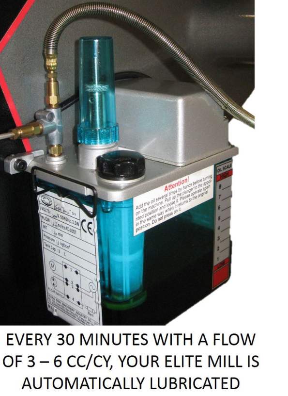 Jet EVS-949 Mill with 3-Axis ACU-RITE 303 (Quill) DRO and X, Y-Axis JET Powerfeeds and USA Powered Draw Bar 894341