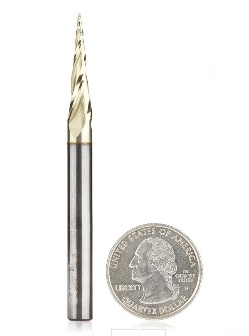 Amana Tool 1/32 SC Tapered Ball End ZrN 46280