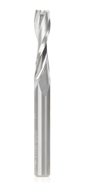 Amana Tool 1/4 in D x 1/4 in Shank 2FL Up-Cut Plastic 51769