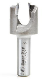 Amana Tool Plug Cutter 3/4 in Dia. 1/2 in Shank 55223