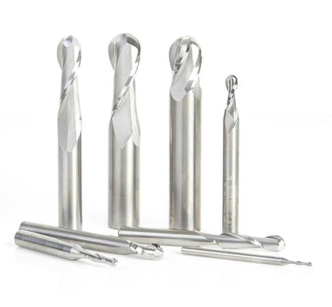Amana Tool 8 pc Ball Nose Collection Set AMS-180