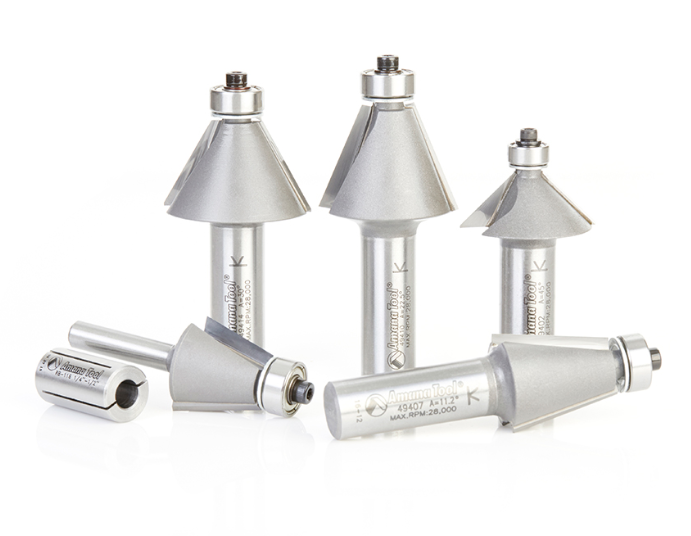 Amana Tool 5 pc Chamfer Collection Set AMS-184