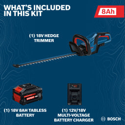 Bosch 18V 24" Cordless Hedge Trimmer Kit GHE18V-60-2N18X