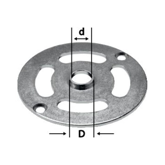 Festool Template Guide 3/8" Od / 1/4" Id KR-D 3/8 /OF 1010 578721