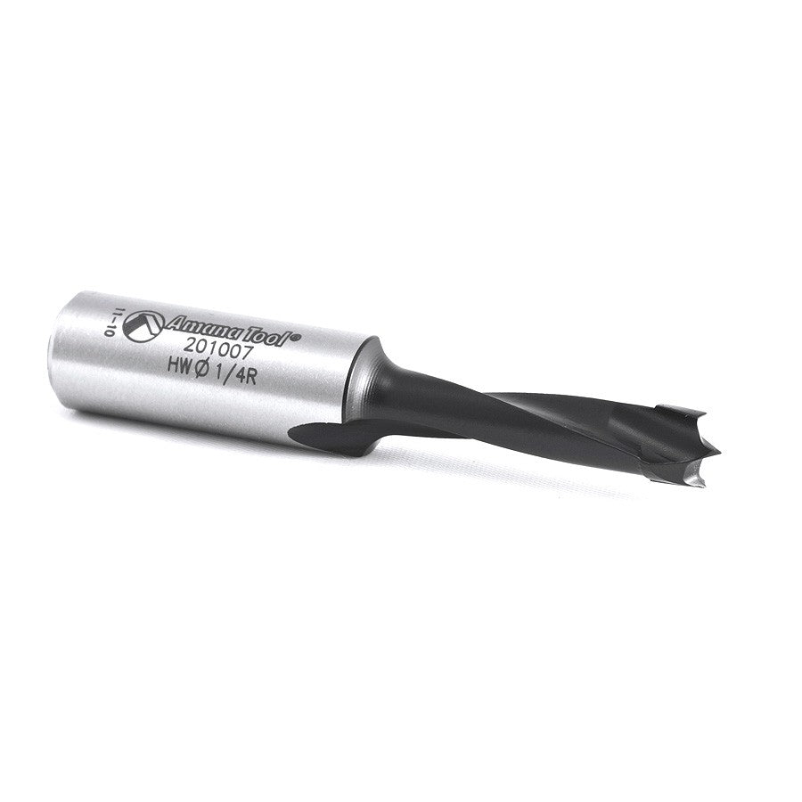 Amana Tool 1/4 in Brad Point R/H 57mm Long 201007