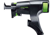 FT202543 A replacement Magazine Attachment for the Festool DWC 18-4500 Cordless Drywall Gun. Handles taped screws from 25 to 55mm in length.
