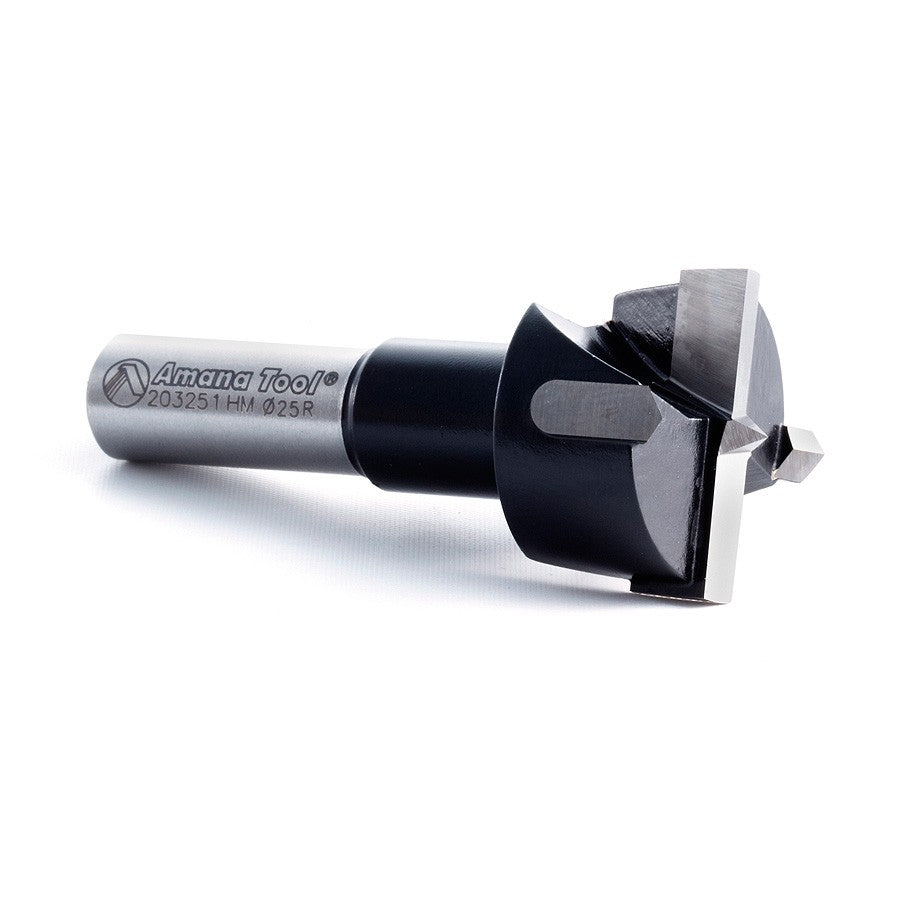 Amana Tool 25mm Hinge Boring R/H 57mm Long 203251