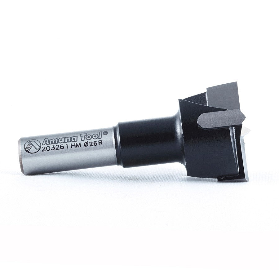 Amana Tool 26mm Hinge Boring R/H 57mm Long 203261