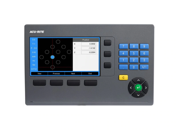 Jet EVS-949 Mill with 3-Axis ACU-RITE 203 (Knee) DRO and X, Y, Z-Axis JET Powerfeeds 894328