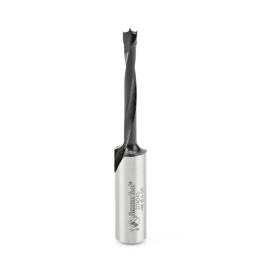 Amana Tool 4.5mm Brad Point R/H 70mm Long 204045