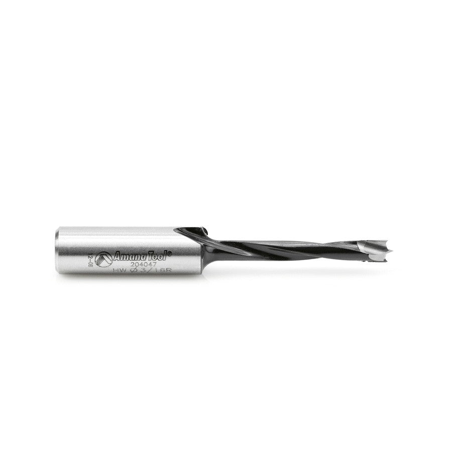 Amana Tool 3/16 in Brad Point R/H 70mm Long 204047