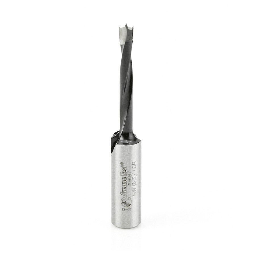 Amana Tool 3/16 in Brad Point R/H 70mm Long 204047