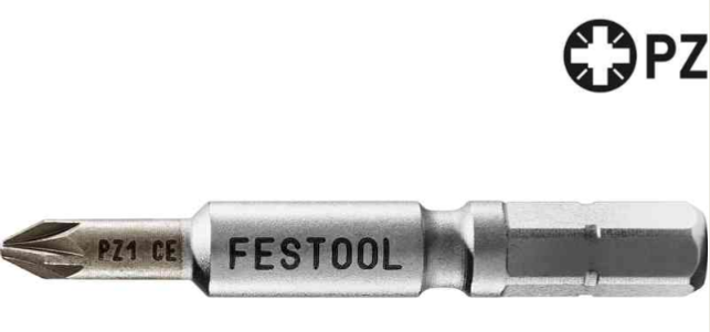 Festool Centrotec Pozidrive Driver Bit 1-50 mm, 2-Pack 205069