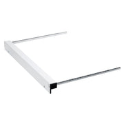 White Mafell parallel guide fence for K 55 saw with edge rail and measurement scale