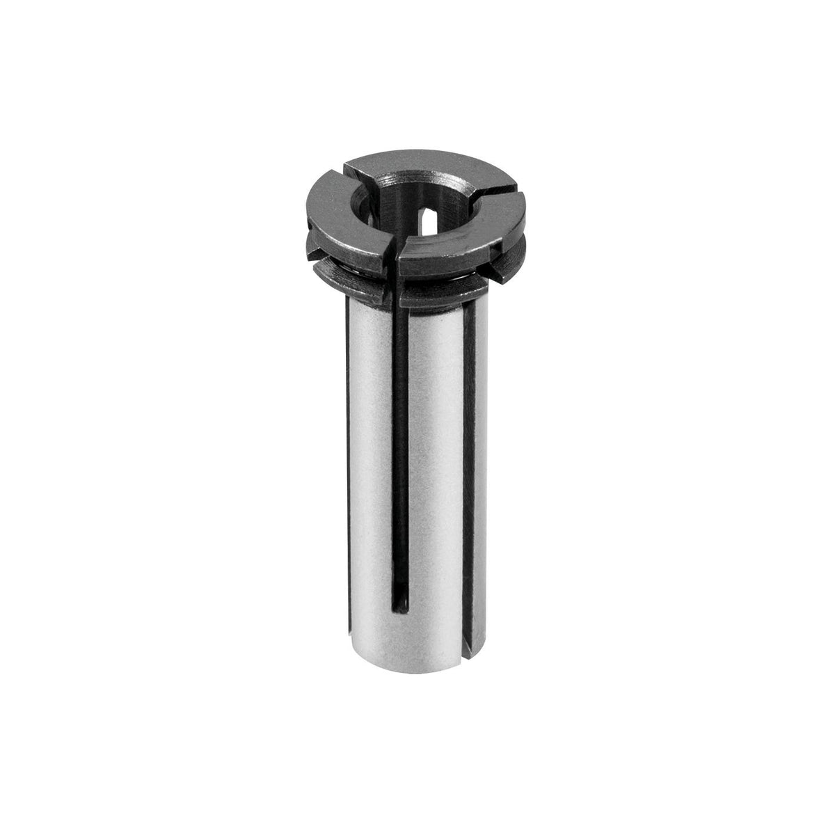 Mafell 1/4 inch adapter sleeve for 8 mm tool holders shown as a compact cylindrical metal piece