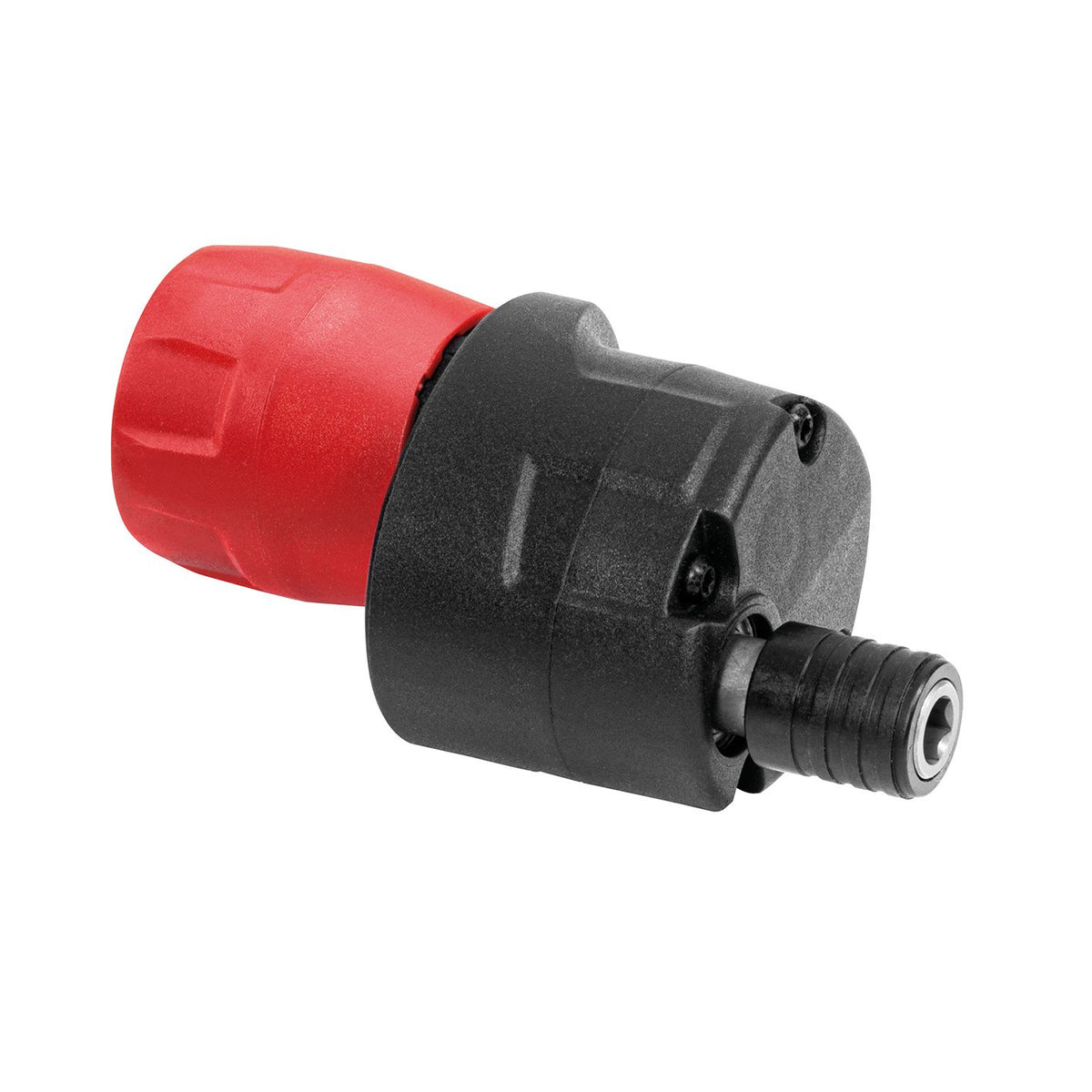 Mafell Quick-Release Eccentric Adapter A SEV for the A 12 drill with red knob and black housing.