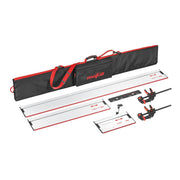 Mafell guide rail bag set with two 160 cm rails connectors and clamps